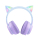 I-ONIK Słuchawki gamingowe B90 RGB kocie uszy Fioletowe ON-B90_CAT/PE - 1372984 - zdjęcie 2
